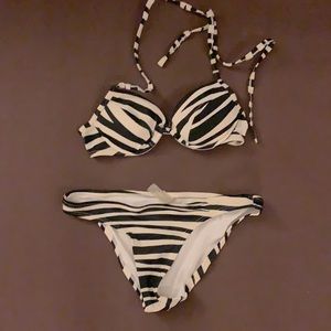Victoria’s Secret push up zebra swimsuit